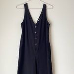 Sadie & Sage sz S black sleeveless wide leg Jumpsuit Photo 1