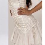 House Of CB  XS Tall 'Sirena' White Strapless Lace Up‎ Mini Dress NWOT Photo 9