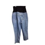 Isabel Maternity Women Jeans Sz 14 Blue Med. Wash Over the Belly Boyfriend NWOT Photo 1