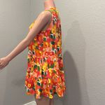 POMANDER PLACE Magnolia Watercolor Sleeveless Kenzo SMALL FLATTERING DRESS #99 Yellow Photo 5