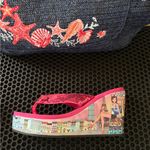 Nicole Lee Pink wedge Sandals Photo 1