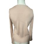 Calvin Klein  Womens Size Small Pink Ribbed Full Zip Long Sleeve Cardigan Sweater Photo 1