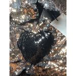 Akira  Sequin Heart Crop Jacket Sparkle Glam Night Out XL Photo 5