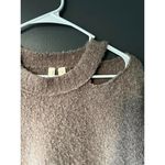 Anthropologie Moth by Size Small Cozy Cut-Out Shoulder Sweater Photo 1