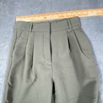 Abercrombie & Fitch Women's Wide Leg Pleated Pants Trousers Sz 2 90's Green Gray Photo 1