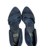 Eileen Fisher  Black Suede Flats Pointed Toe Elastic Band Slip On Comfort Shoes Photo 2