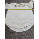 Aerie Womens Gauzy Cotton Button Up Top Sz XS Oversized Butter Yellow Beachy Photo 6