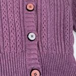 Calvin Klein plum purple knitted hooded sweater XS Photo 6