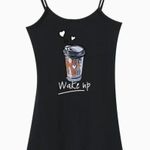 Boutique Black, Coffee Graphic, Pajama Gown Photo 4