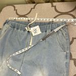 Hayden  Los Angeles Distressed Drawstring Denim Jeans Light Wash Denim size 3X Photo 5