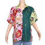 Anthropologie  Oversized Surf Shirt, Green, XS Photo 7