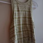 Aerie  green and white stripe high neck tank top Photo 1