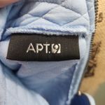 Apt. 9  Vest Womens Size L Light Blue Quilted Mock Neck Layering‎ Minimalist Photo 3