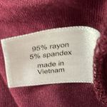 Lane Bryant  Burgundy Faux Wrap Top Photo 4