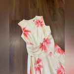 Sportmax Watercolor Floral Sheath
Dress cream designer Italy fall formal evening Red Size 10 Photo 3