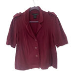 Calvin Klein Jeans  SZ M short sleeve sweatshirt blazer Photo 0