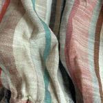 Forever 21 multicolored striped boho tube romper shorts with waist tie small NWT Photo 7