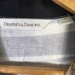 draper's & damon's  Abstract Zip Jacket Womens M Black Multicolor Stretch Quirky Photo 5