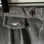 Vintage Wide Corduroy Gray A Line Skirt MALLARD DUCK Size 14 by MH Selections Photo 2