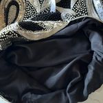 Jaisgumo Vintage Silk Sequin and Pearl Top Black Photo 2