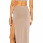 Lovers and Friends Encore Cut Out Neutral Taupe Maxi Party Dress Size Medium Photo 1