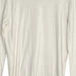 ZARA Soft Knit Hem Lined Detail Long Sleeve Crew Neck Sweater Cardigan 2XL Cream Photo 9