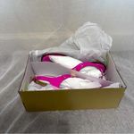 Michael Kors  MK Plate Women's Faux Leather Slingback Thong Sandals NWT Photo 6