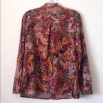 Studio Works Ladies'  LS Paisley Print Blouse large Photo 5