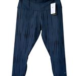 Nike NWT One Women's High-Waisted 7/8 Printed Leggings blue Black Size XL Photo 0