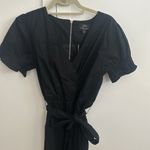 J.Crew NWT Black Poplin Petite Jumpsuit Sz 10P Photo 2