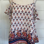 Anthropologie Sophie Rue Boho Cold Shoulder Blouse Photo 0