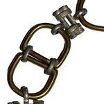 Rare One Of A Kind Horse Bit Modernist Multi Metal Bracelet Unisex Photo 3