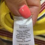 Talbots  sweater vest Yellow Striped trim Womens size XL Preppy Casual Knit Photo 8