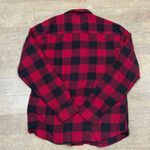 Shouthouse Flannel Black and Red Button Down Size Large Photo 3