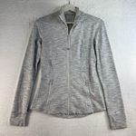 Lululemon  Size 6 Define Jacket Space Dye Camo White Silver Spoon Luon Stretch Photo 4