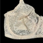 Wacoal Vintage  #85123 Lace Underwire Bra 32DD Ivory Cream Made In USA Photo 3