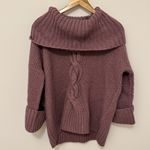 Talbots  Wool Knit Sweater Size Medium Wool Alpaca Blend Turtleneck Cowl Chunky Photo 7