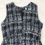 Pim + Larkin PIM + LARKIN Metallic Tweed Mini Sheath Dress Sleeveless Gray Black Size Medium Photo 2