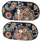 Vera Bradley  Quilted "Kensington" Sherry Handbag Tote‎ Brown Paisley Earth Tones Photo 5