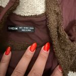 SheIn Brand New Two Piece Fuzzy Lounge Set Photo 4