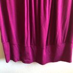 Moa Moa  Top Pink Sequin Floral Bib Cap Slv Tee L Photo 6