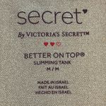 Victoria's Secret Secret by  Beige Tan Better on Tops Slimming Tank Size Med EUC Photo 3