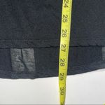 Nike Black Contrast Sheer Back Long Sleeve Athletic Tee Photo 9