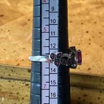 Natural Ruby Red Sapphire Sterling Silver Ring Size 6 Photo 6