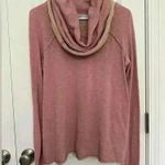Free People  Beach Two Body Corps Deux Pink Cocoon Cowl Neck Pullover Size M/L Photo 1