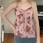 American Eagle Floral Pink Babydoll tank top Photo 2