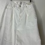 a.n.a A New Approach High Rise Wide Leg White Jean Pants Size 16 Plus NWT- defected Photo 5