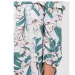 Blu Pepper Cold Shoulder Floral Print Dress Photo 3