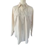 Vintage Ely Cattleman Men’s Cream Long Sleeves Western Tops Pearly Snaps Size 33 Photo 6