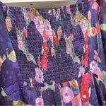 Hutch Anthropologie  Dress Women Medium PETITE Pink Puffy Ruffle babydoll Fairy Photo 11